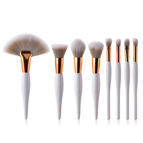 brush set for facial make up