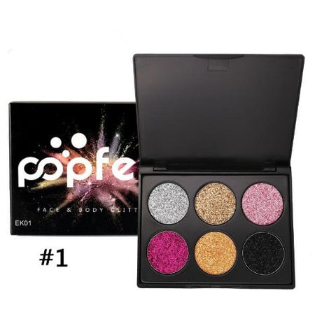 40 Color Matte Eyeshadow Pallete glitter