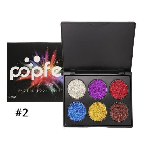 40 Color Matte Eyeshadow Pallete glitter