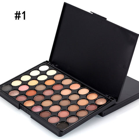 40 Color Matte Eyeshadow Pallete glitter