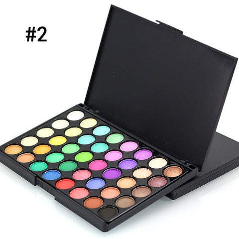 40 Color Matte Eyeshadow Pallete glitter