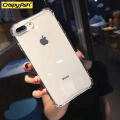 Transparent Silicone Phone Case For iPhone